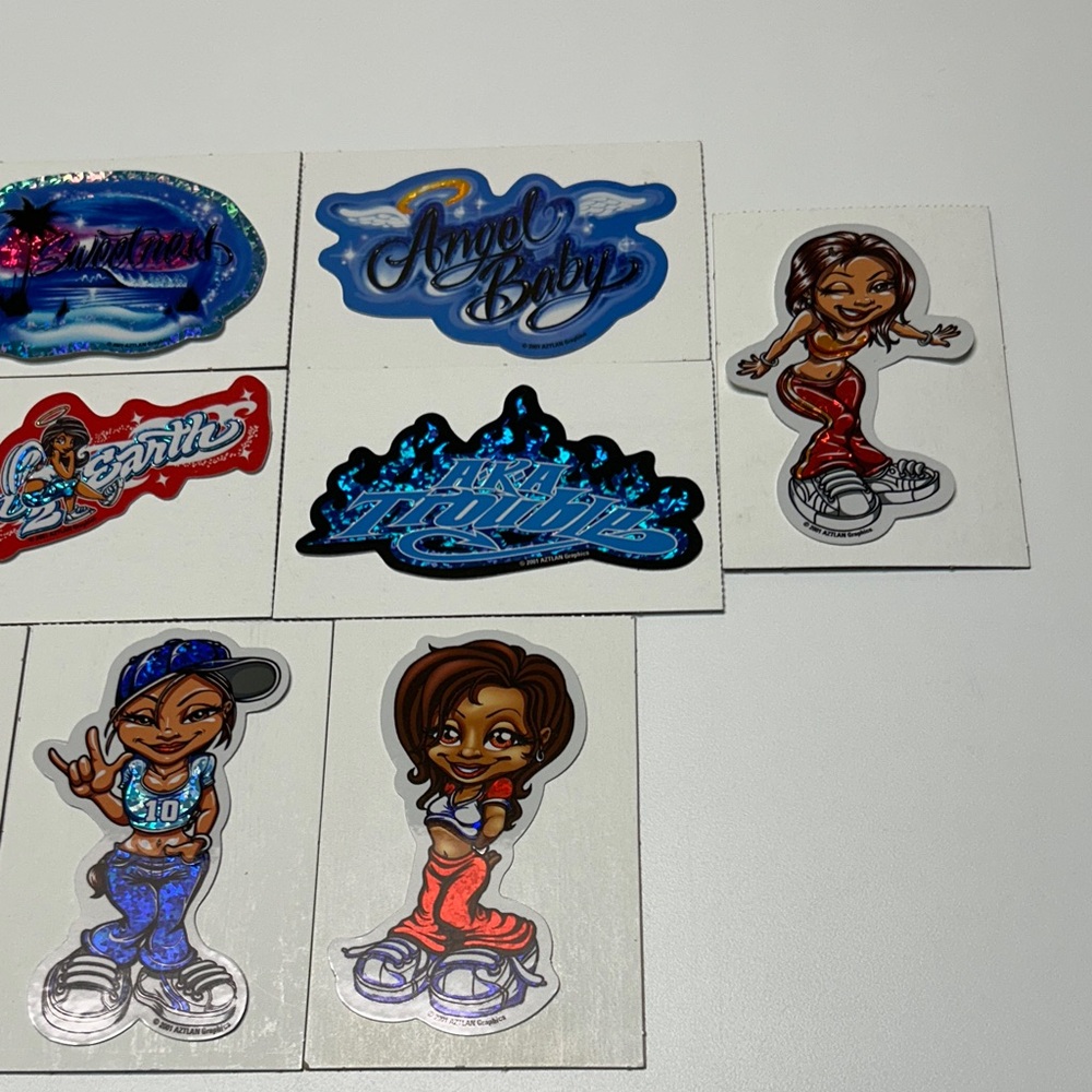 Lot of 12 Vintage Aztlan Graphics "Half Pints" Vending Machine Stickers CEI SS3 - Picture 5 of 12